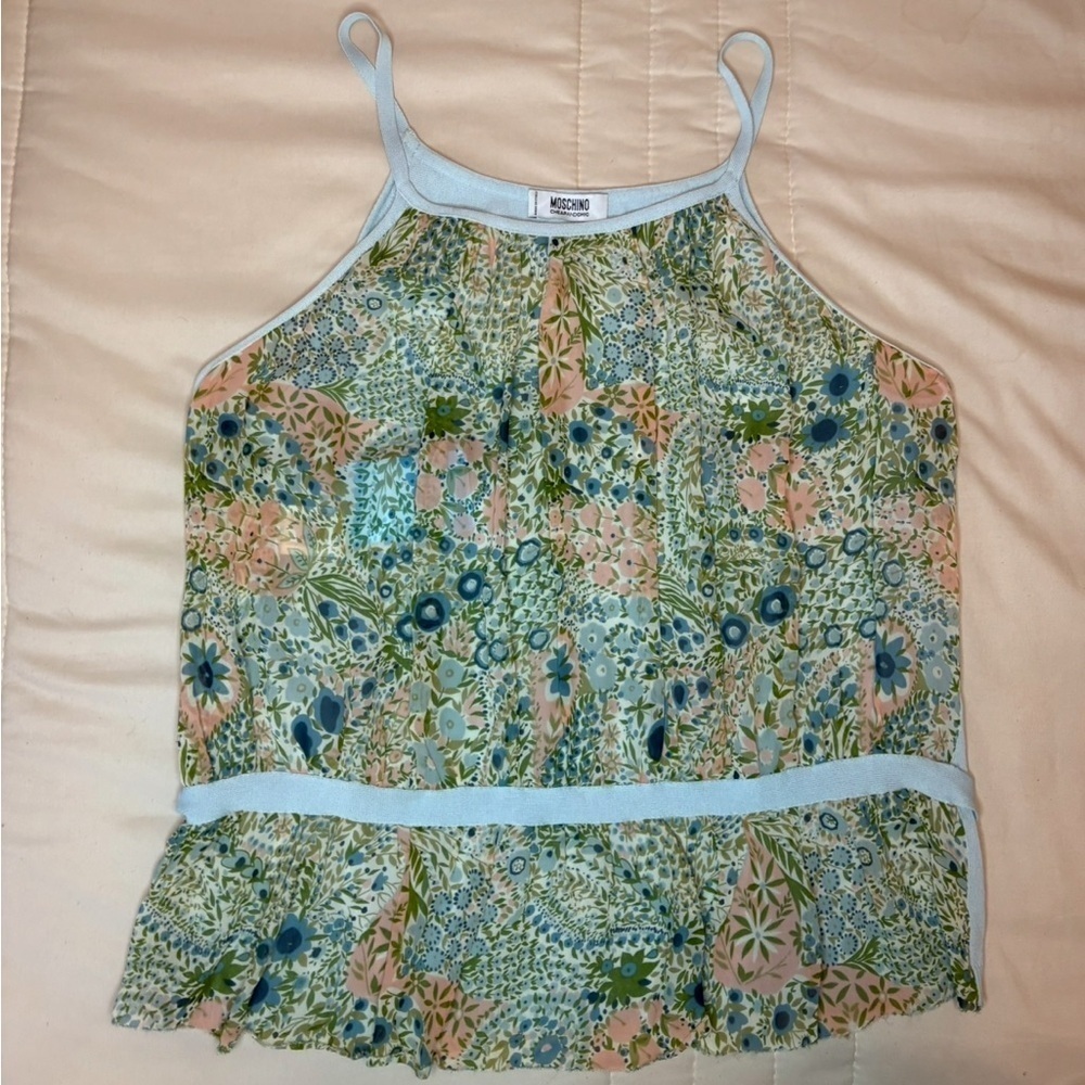 Moschino Multicolor Floral Camisole see measurements‎ - Picture 2 of 7